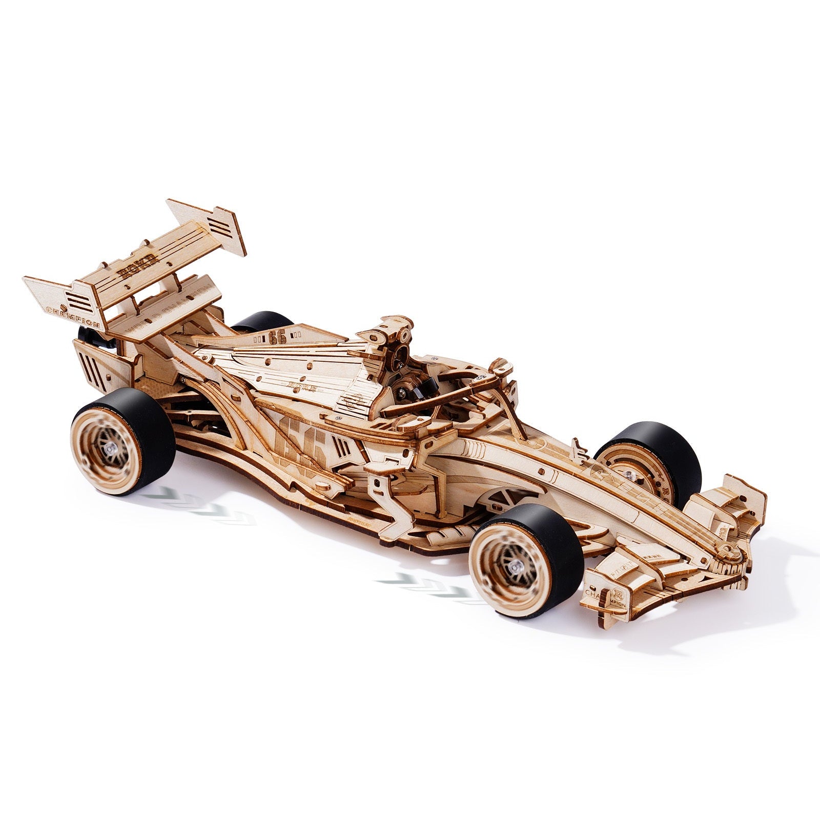 ROBOTIME 3D Wooden Puzzle Racing Car Model