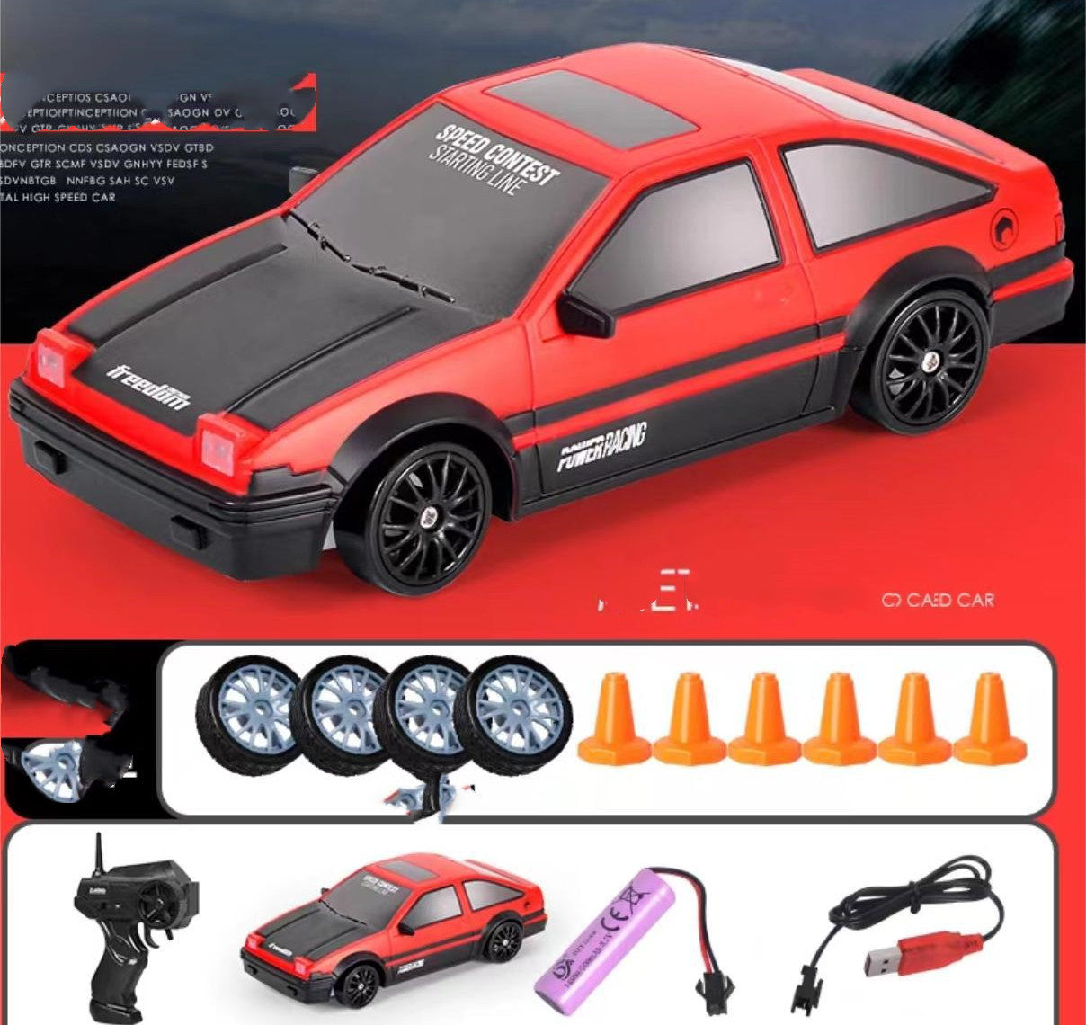 2.4G Drift Rc Car 4WD RC Drift Car RC Toy