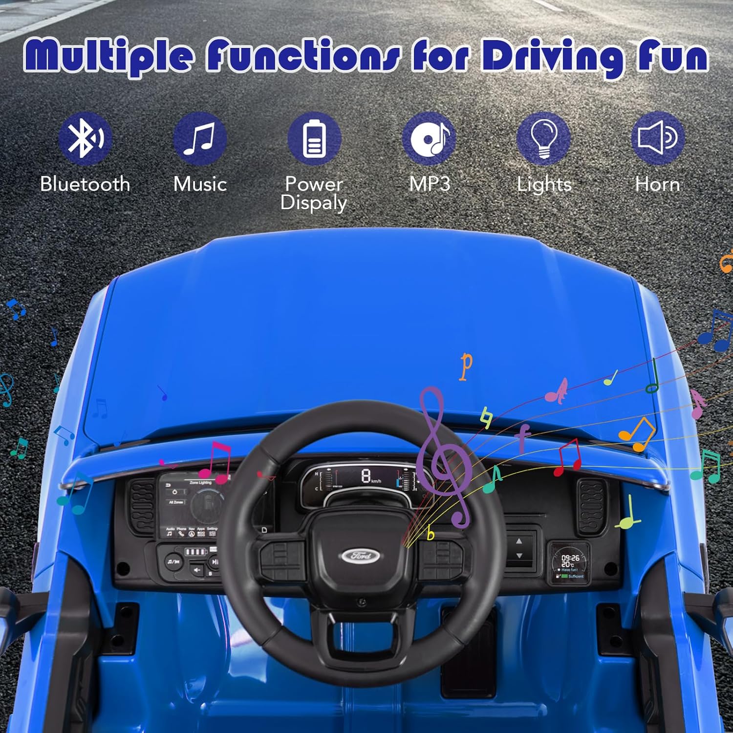 Kids Ride on Ford Ranger Electric Car