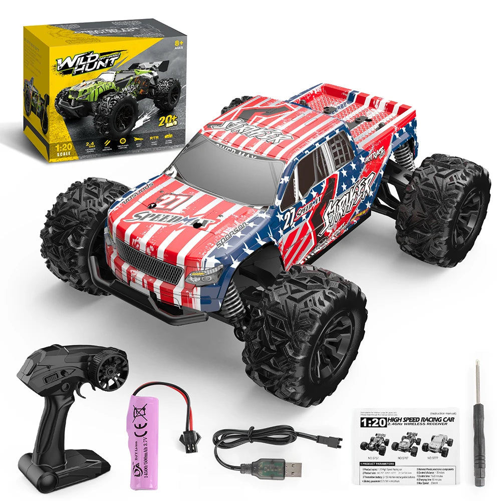 1:20 High-Speed Off-Road RC Monster Truck
