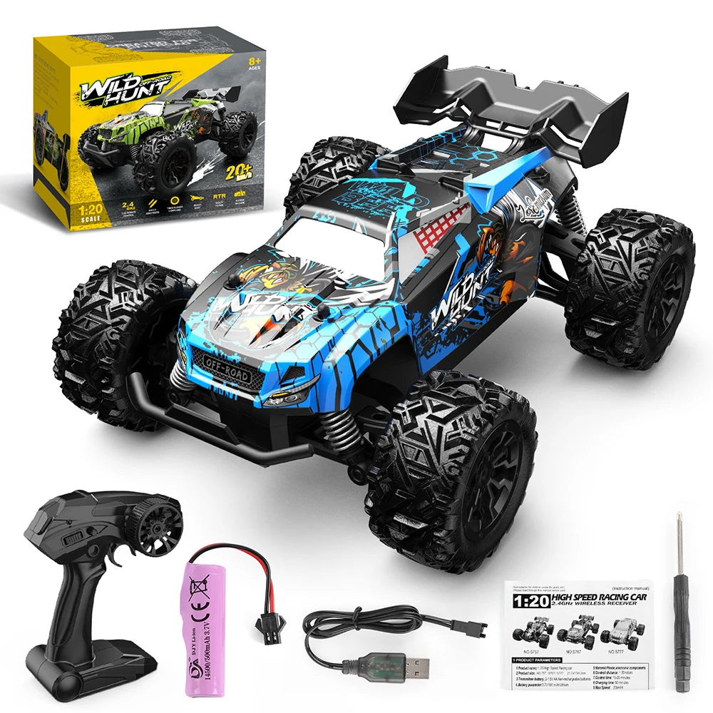 1:20 High-Speed Off-Road RC Monster Truck