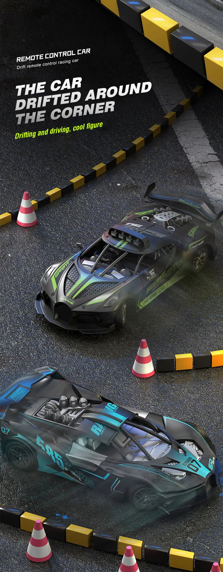 Ultimate 1:18 High-Speed Supercar Drift Racer