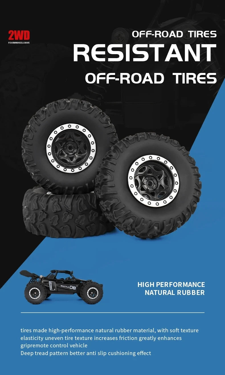 1:16 Alloy High-Speed RC Drift & Climbing Truck