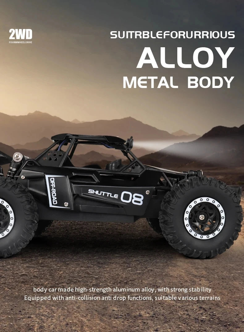 1:16 Alloy High-Speed RC Drift & Climbing Truck