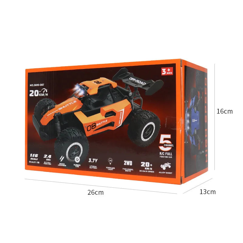 1:16 Alloy High-Speed RC Drift & Climbing Truck