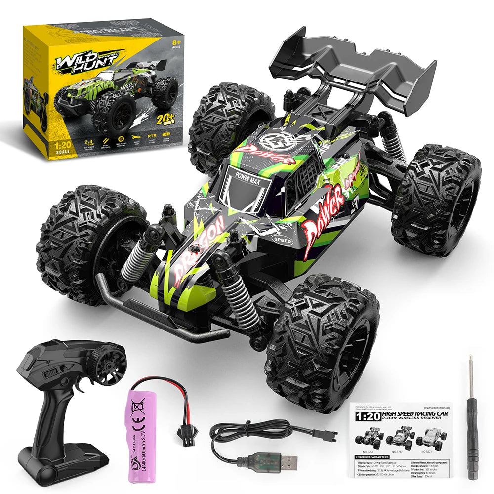 1:20 High-Speed Off-Road RC Monster Truck