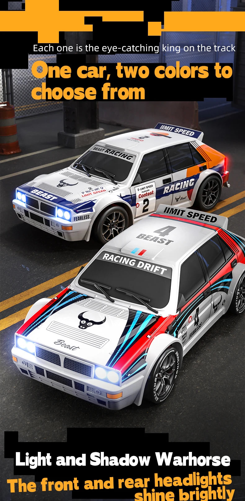 SG204 Pro 1:24 Scale 4WD High-Speed Drift Racer